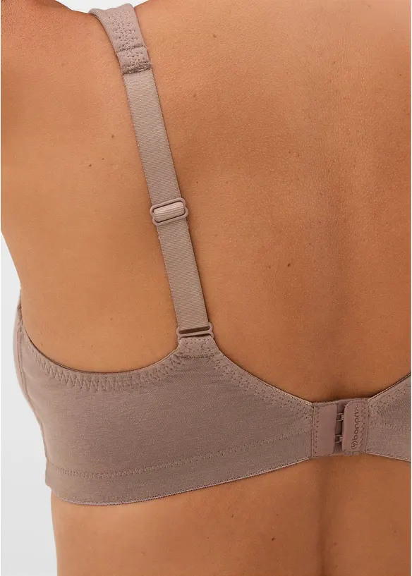 BH uten spiler med &oslash;kologisk bomull (2-pack), bonprix