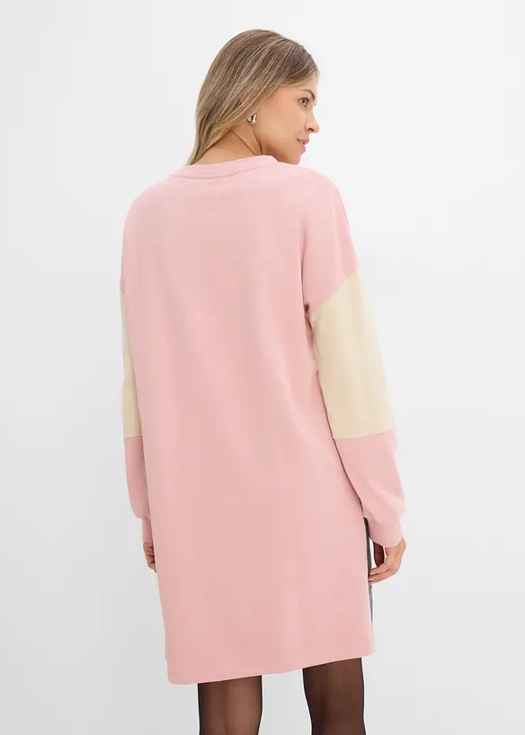 Sweatkjole i 100% bomull, bonprix