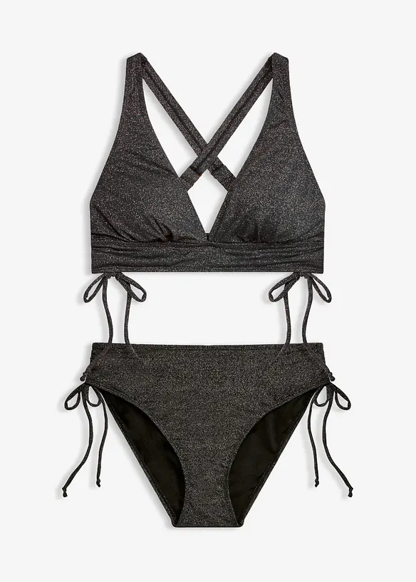 Bikini i glitrende materiale, bonprix
