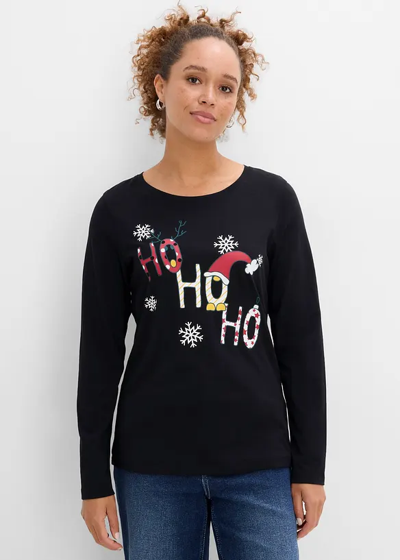 Langermet juletopp, bonprix