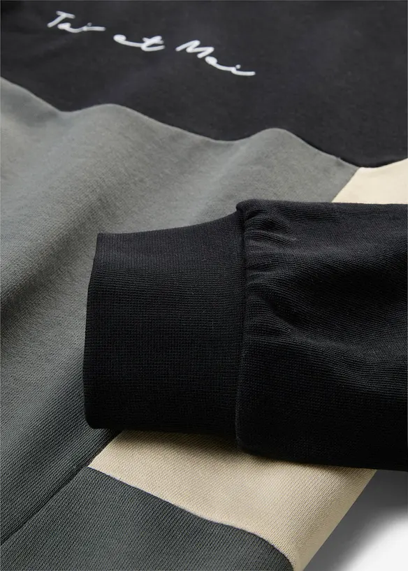 Sweatkjole i 100% bomull, bonprix