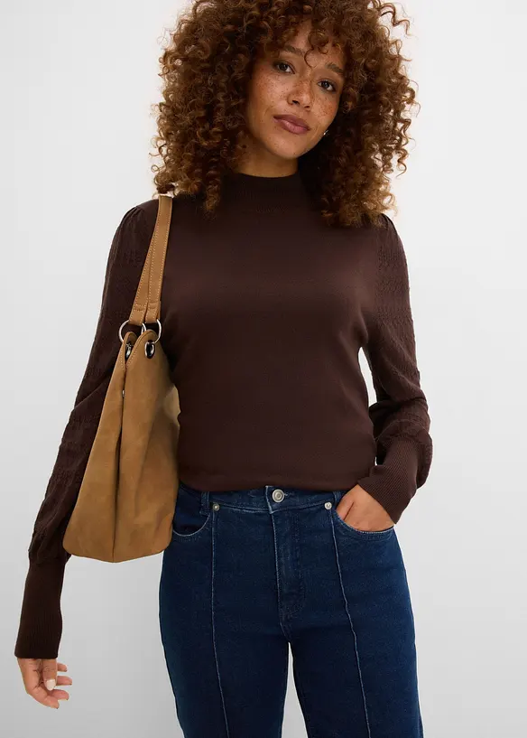 Bootcut jeans mid waist, bonprix