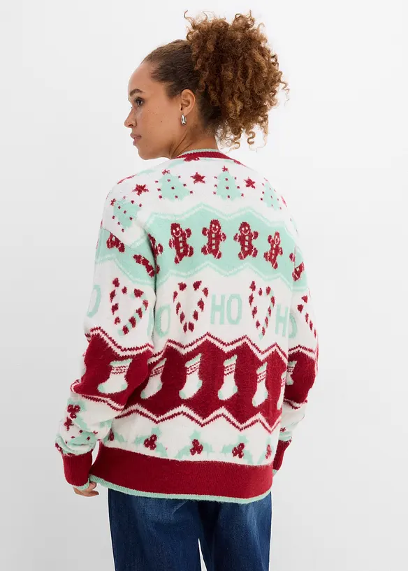 Julelig cardigan, bonprix
