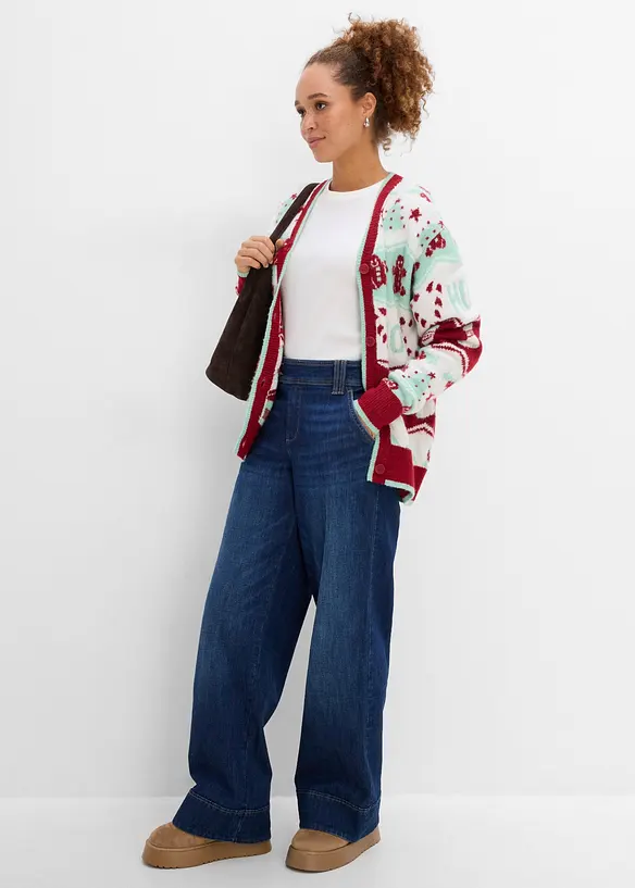 Julelig cardigan, bonprix