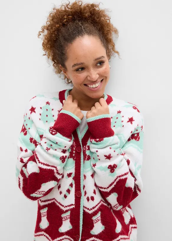 Julelig cardigan, bonprix