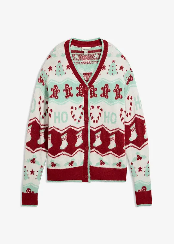 Julelig cardigan, bonprix