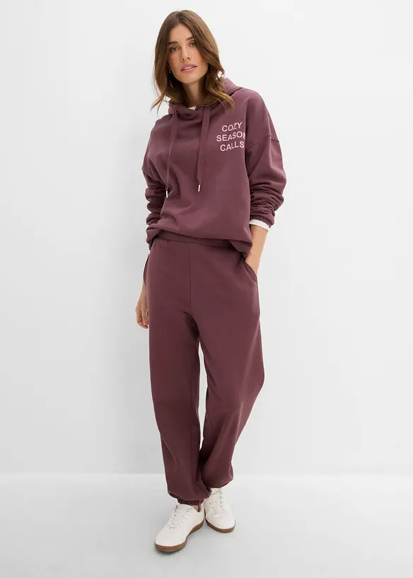 Oversized sweatshirt i 100% bomull, bonprix