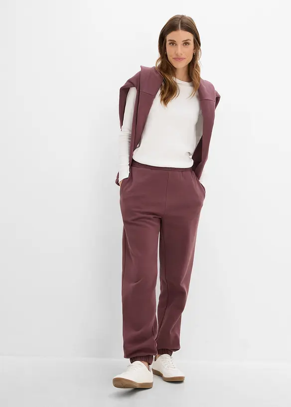 Joggebukse i 100% bomull, bonprix