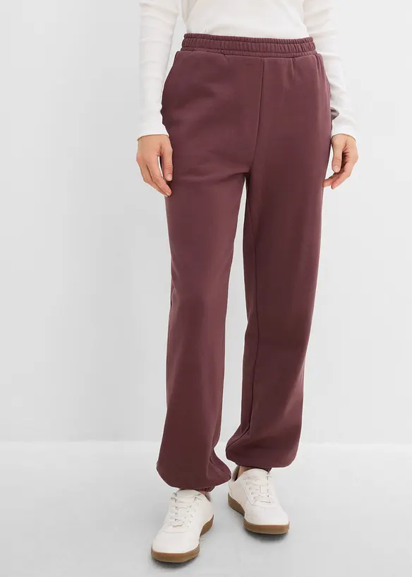 Joggebukse i 100% bomull, bonprix