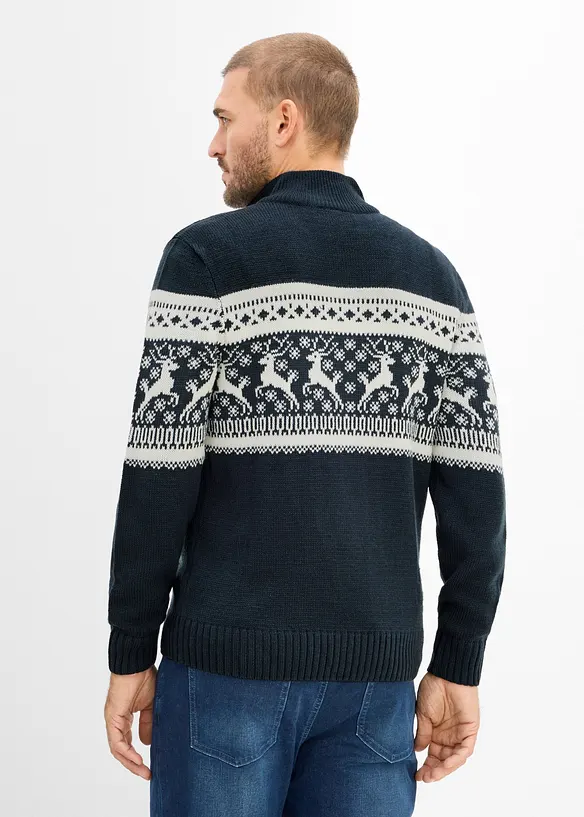 Genser i regular fit med koftem&oslash;nster, bonprix