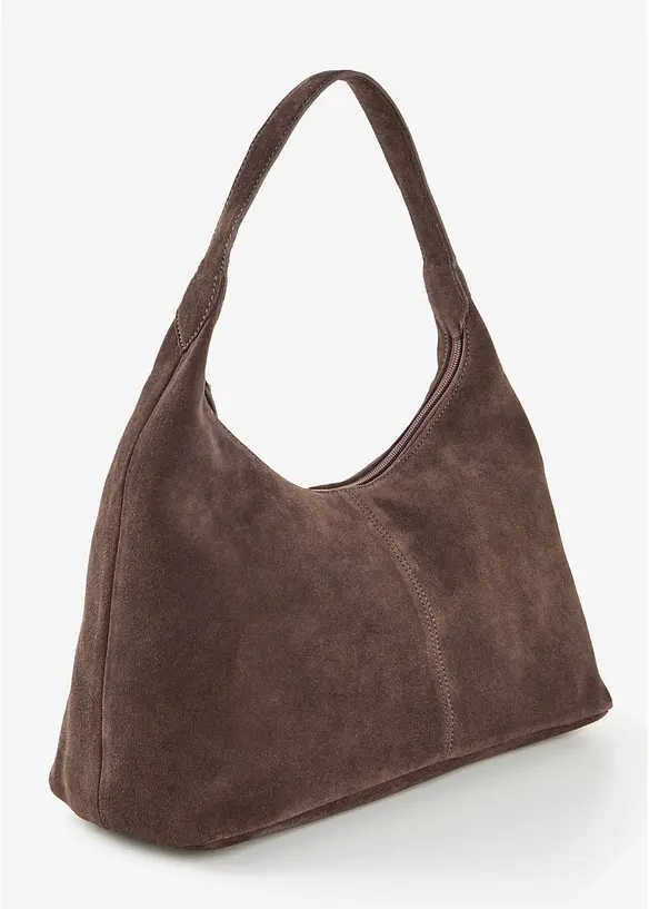 Shopper i semsket skinn, bonprix