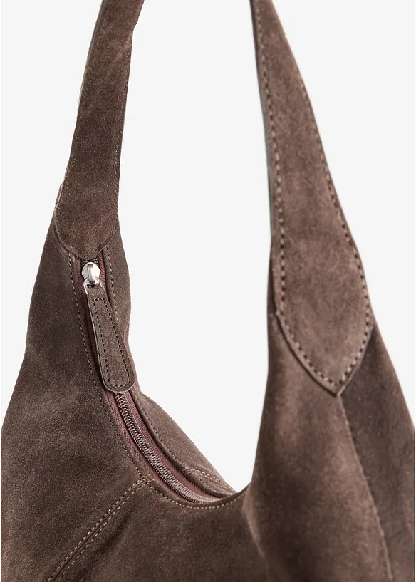 Shopper i semsket skinn, bonprix