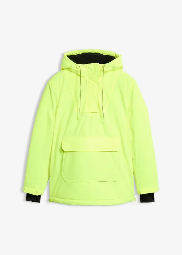 Ski-funksjonsjakke i pull on-modell med fleecef&ocirc;r, vanntett, bonprix