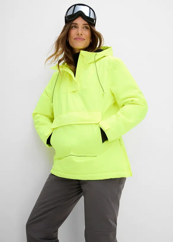 Ski-funksjonsjakke i pull on-modell med fleecef&ocirc;r, vanntett, bonprix