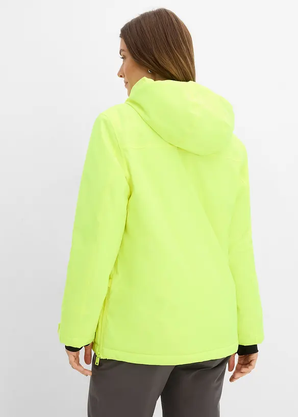 Ski-funksjonsjakke i pull on-modell med fleecef&ocirc;r, vanntett, bonprix