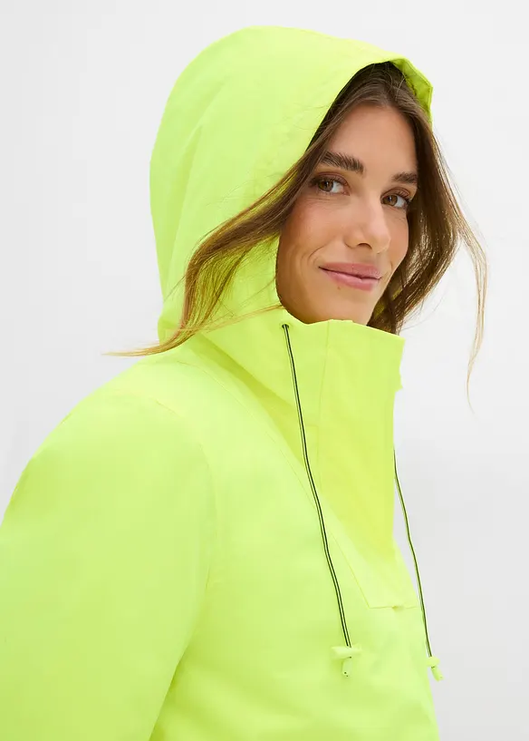Ski-funksjonsjakke i pull on-modell med fleecef&ocirc;r, vanntett, bonprix