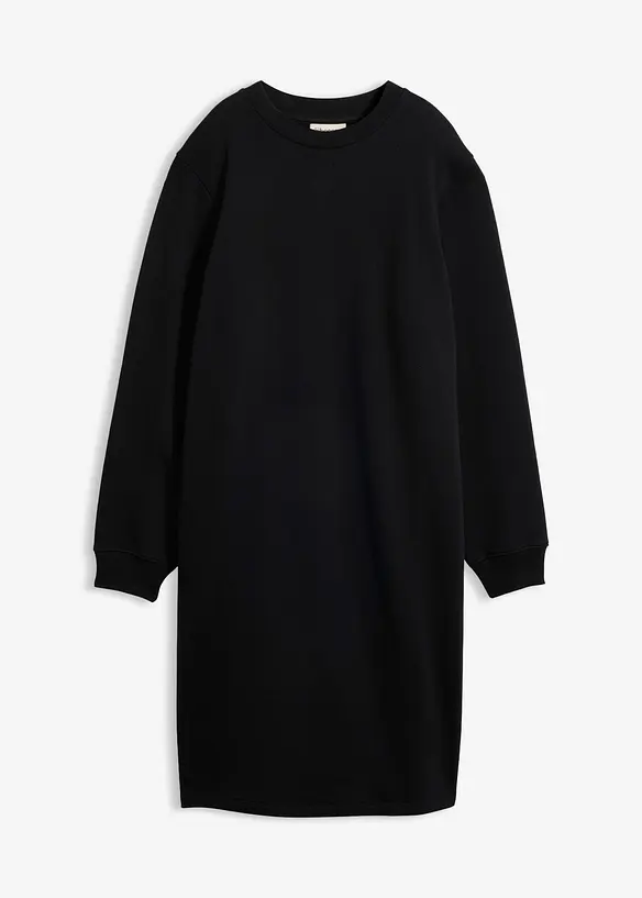 Sweathirtkjole i 100% &oslash;kologisk bomull, bonprix