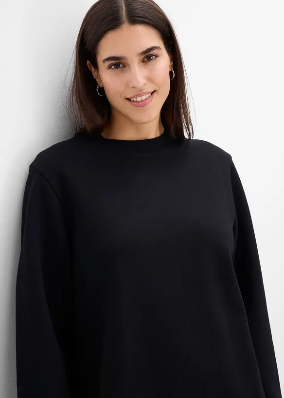 Sweathirtkjole i 100% &oslash;kologisk bomull, bonprix