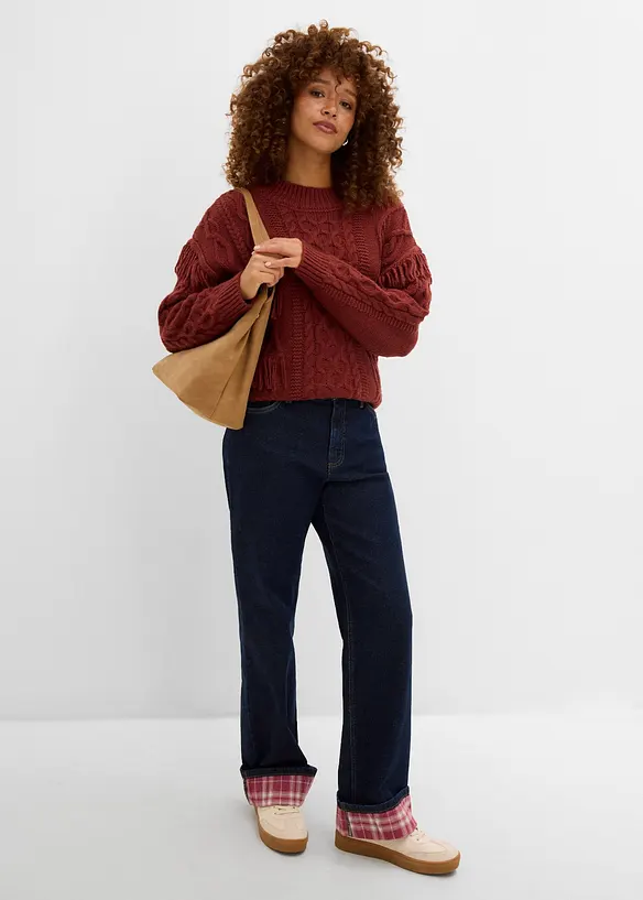 Straight jeans high waist, bonprix