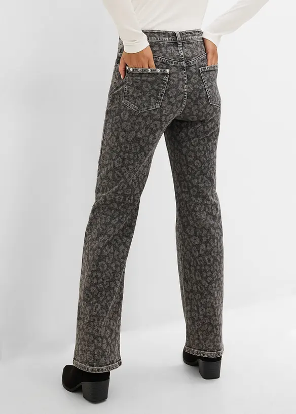 Straight jeans high waist, bonprix