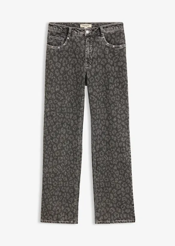 Straight jeans high waist, bonprix