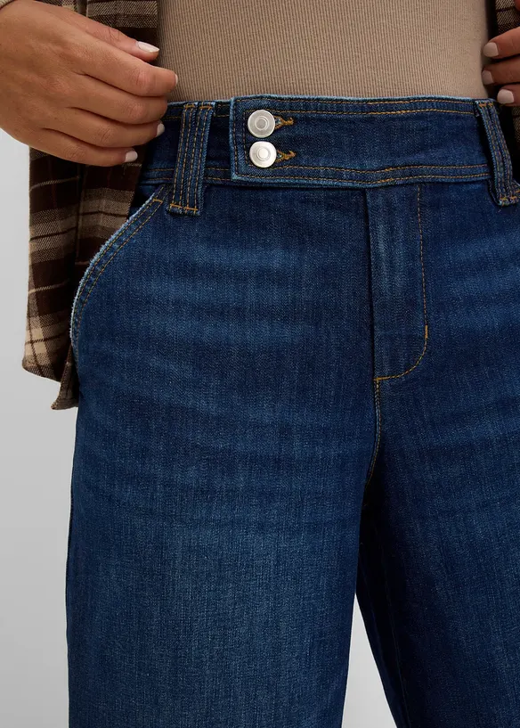 Wide leg jeans high waist, bonprix