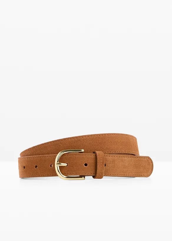 Skinnbelte med blank spenne, bonprix