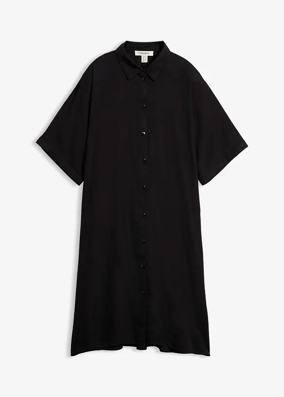 Skjortekjole i lett viskose, bonprix