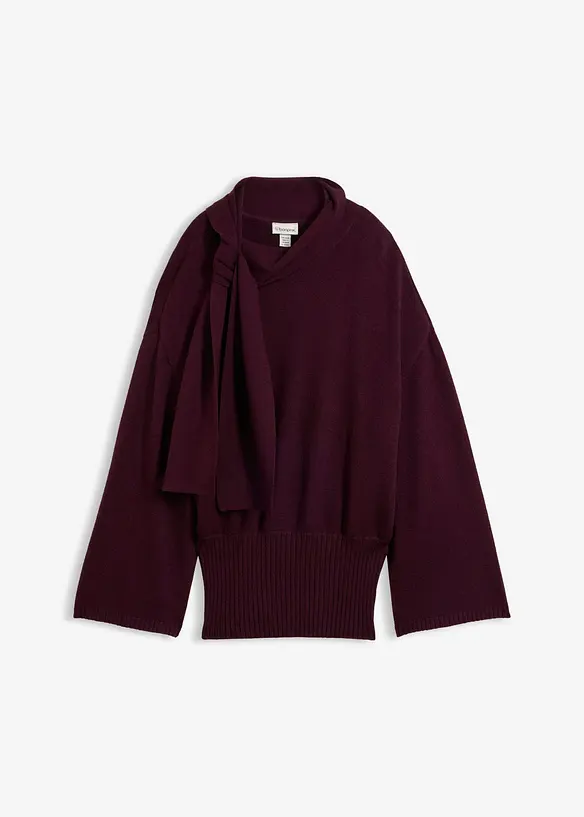 Oversized genser av myk viskosemiks, bonprix