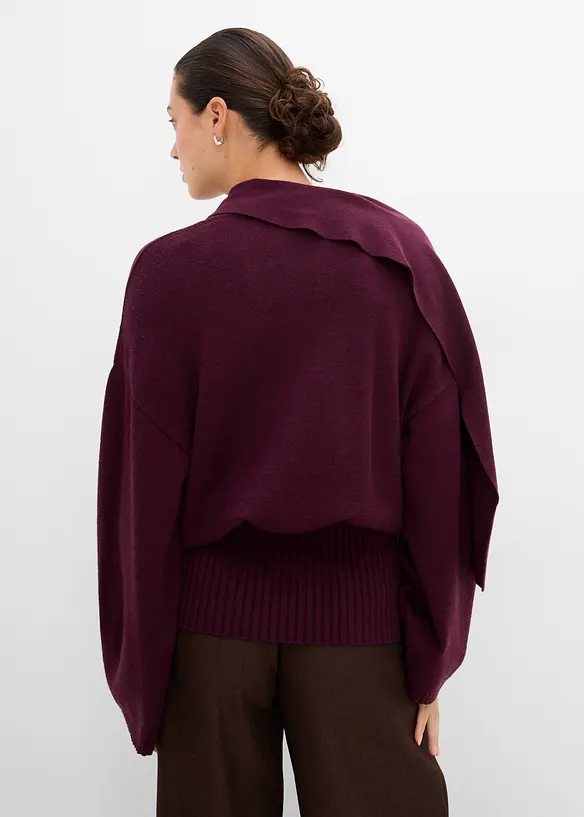 Oversized genser av myk viskosemiks, bonprix