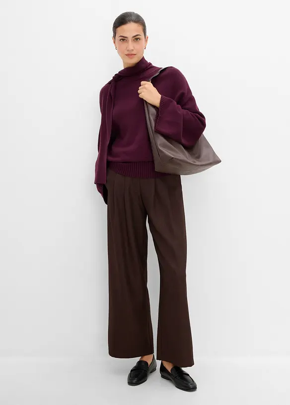 Oversized genser av myk viskosemiks, bonprix
