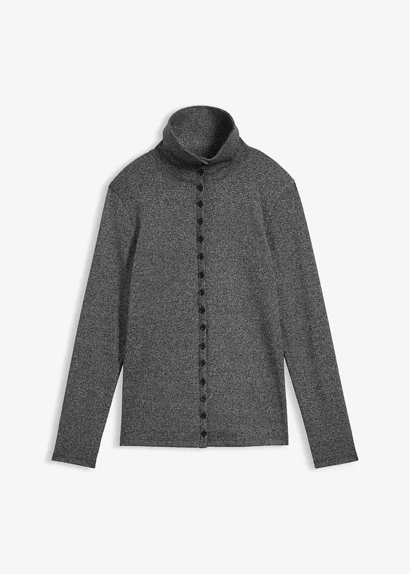 Cardigan med fine knapper, bonprix