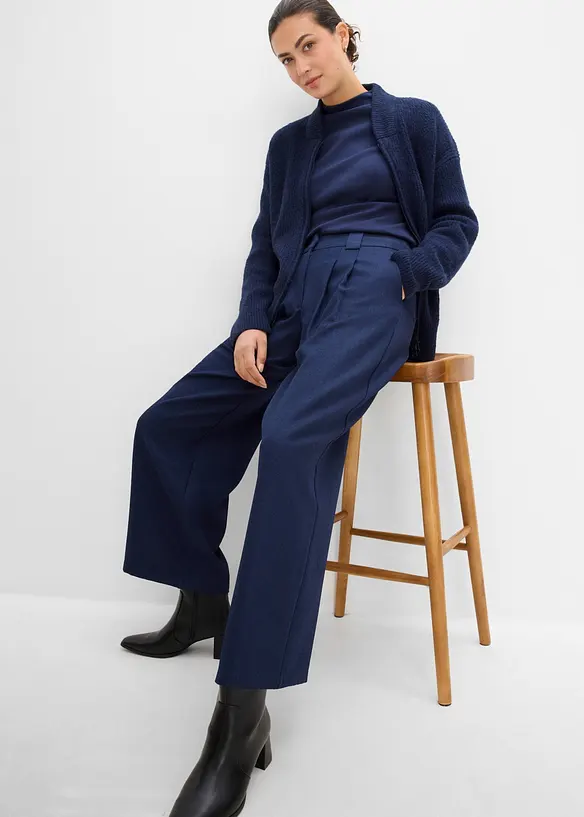 Barrel bukse i twill, bonprix