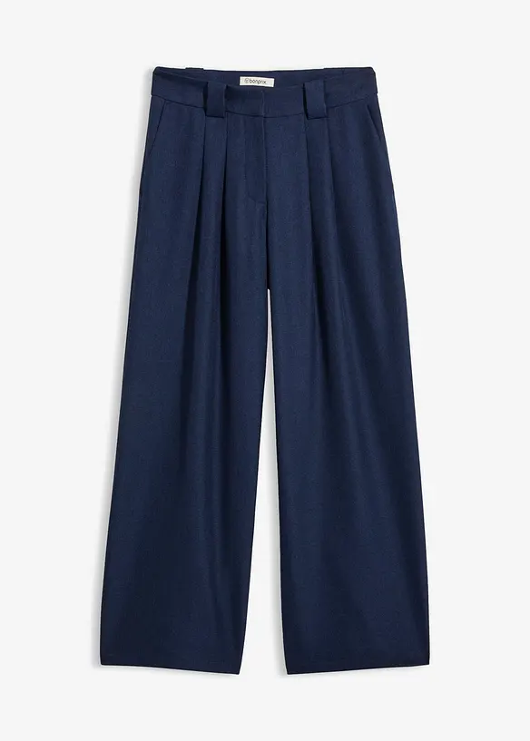 Barrel bukse i twill, bonprix