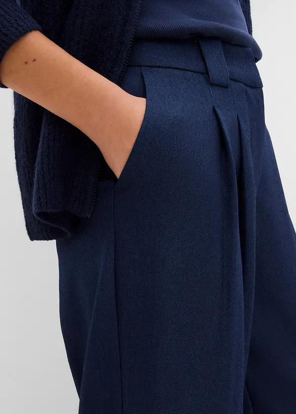Barrel bukse i twill, bonprix