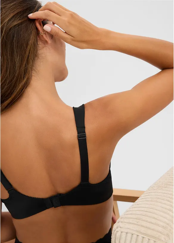 Minimizer-BH med vatterte skulderb&aring;nd (3-pack), bonprix