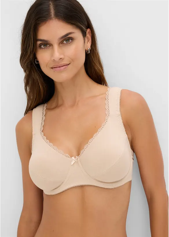 Spile-BH med &oslash;kologisk bomull (3-pack), bonprix