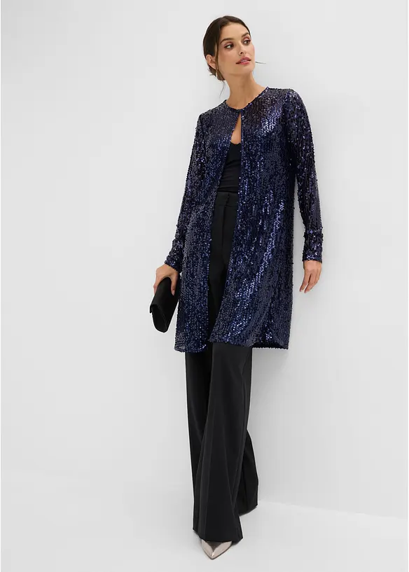 Paljettbrodert k&aring;pe, bonprix