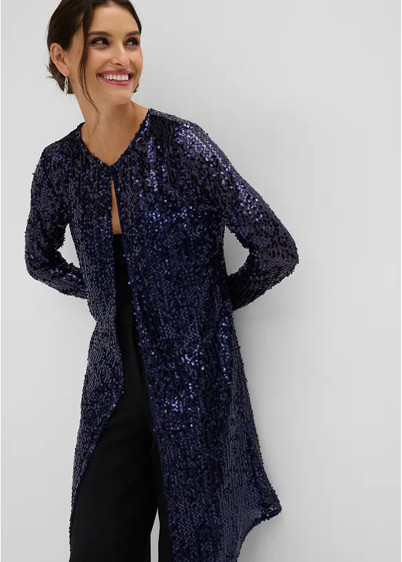 Paljettbrodert k&aring;pe, bonprix