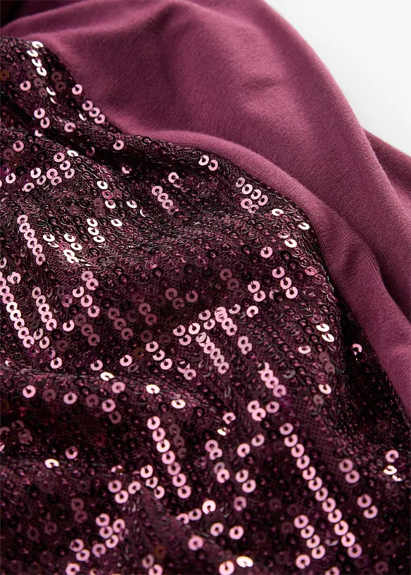Paljettbrodert spagettitopp, bonprix