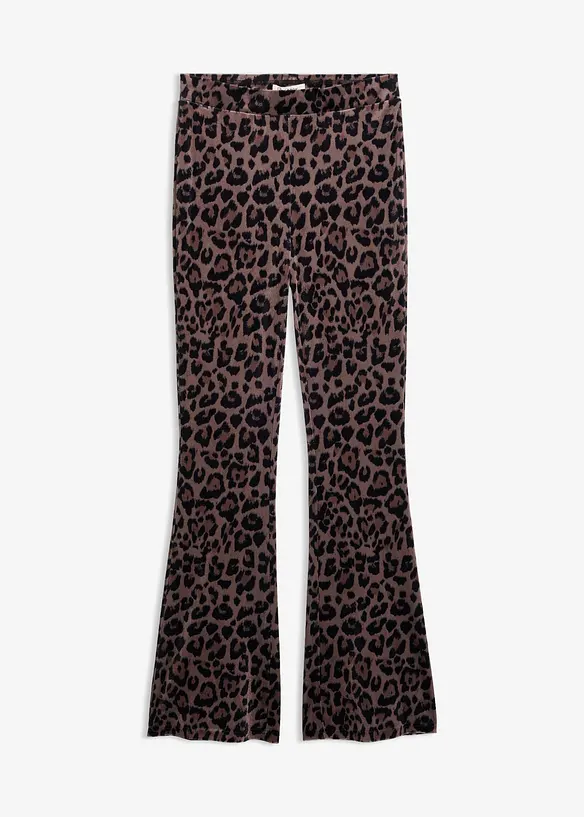 Leggings i myk fl&oslash;yel, bonprix