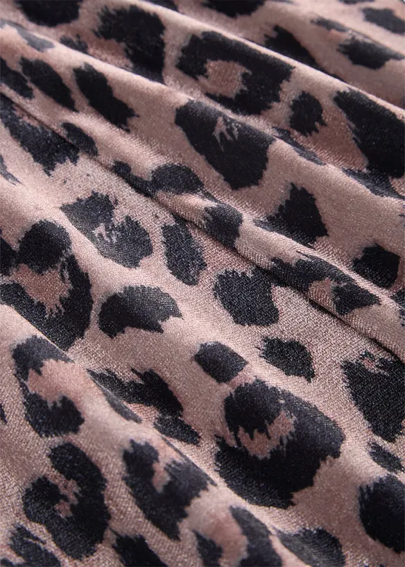 Leggings i myk fl&oslash;yel, bonprix