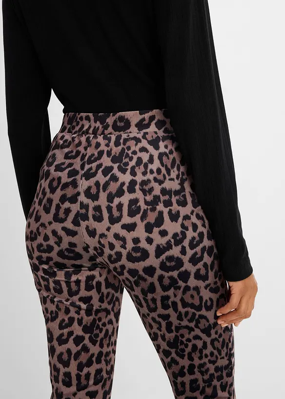 Leggings i myk fl&oslash;yel, bonprix