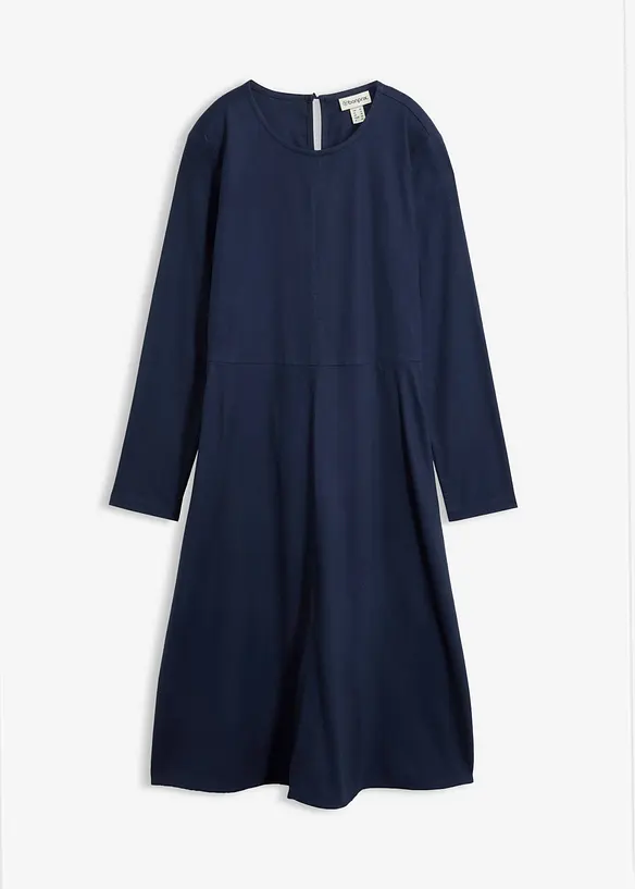 Lett flanellkjole av 100% bomull, bonprix
