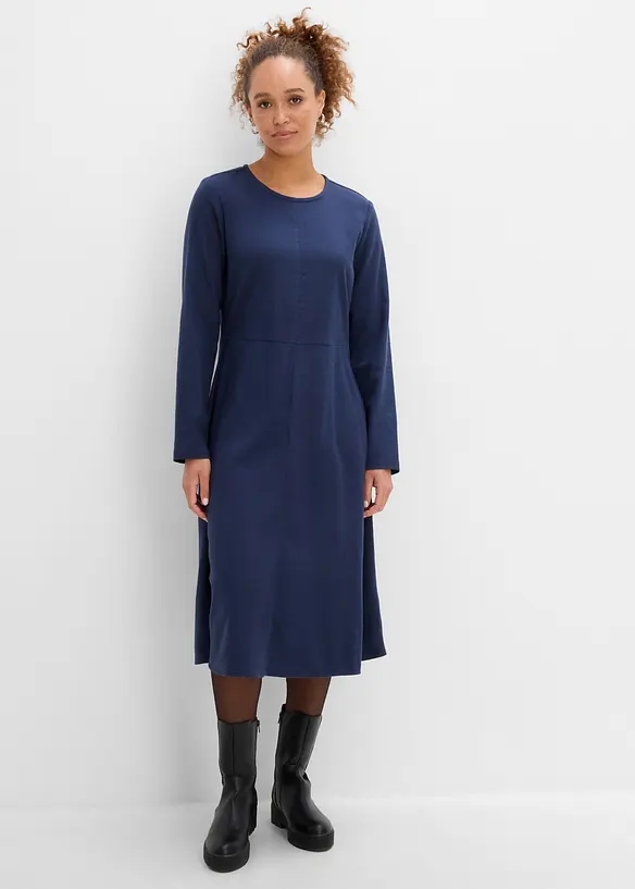 Lett flanellkjole av 100% bomull, bonprix