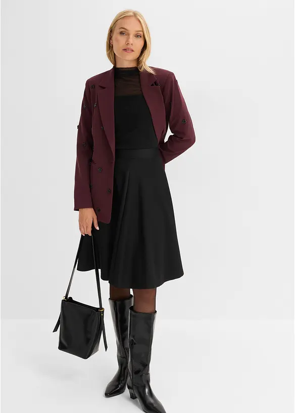 Oversized blazer med fine detaljer, bonprix
