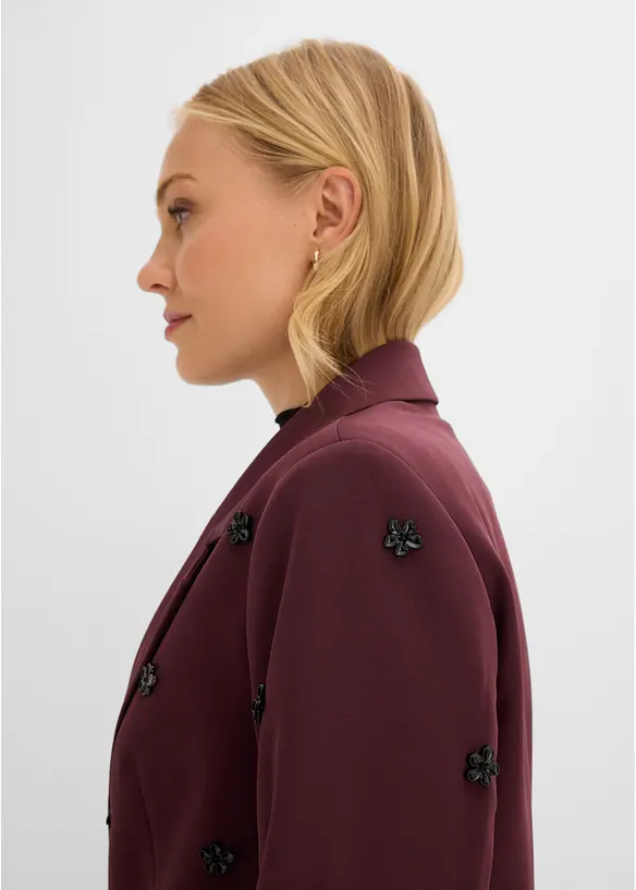 Oversized blazer med fine detaljer, bonprix