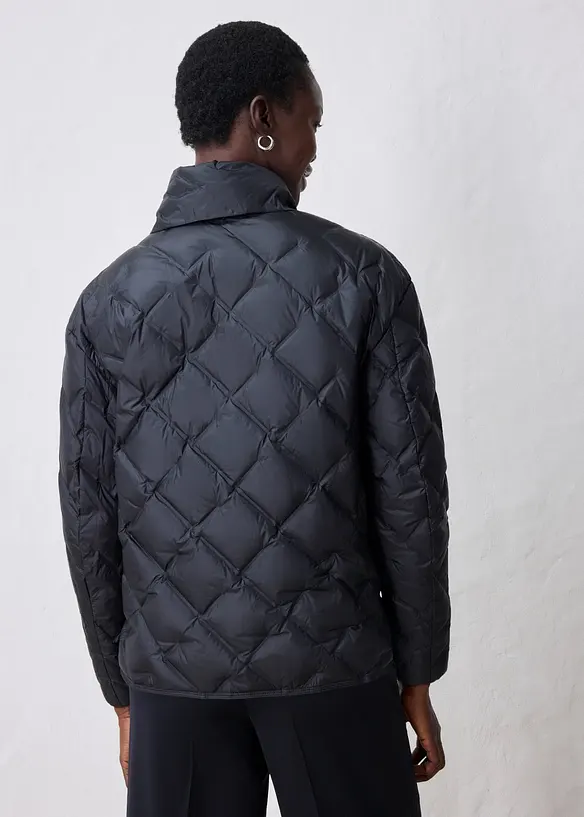 Dunjakke med skjerf (2-delt sett), bonprix