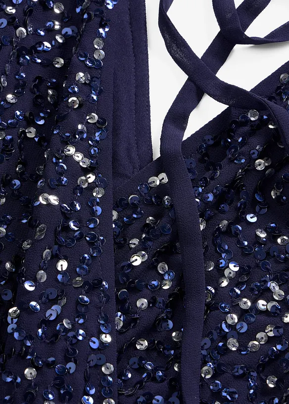 Paljettbrodert jumpsuit, bonprix