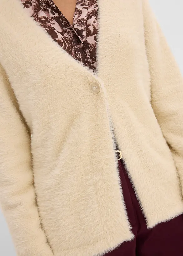 Cardigan i fj&aelig;rgarn, bonprix